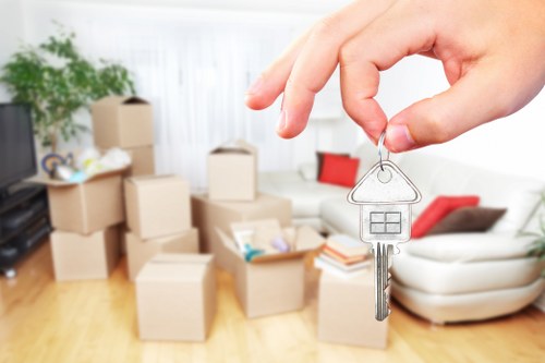 Careful packing and furniture loading for a Mile End move