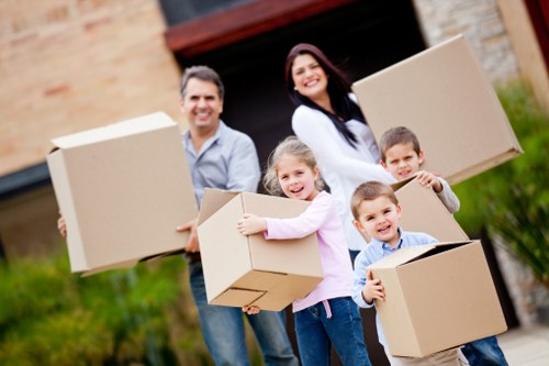 Packing and furniture handling for a Mile End house move