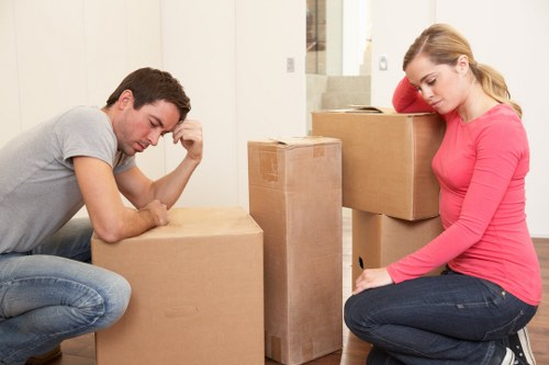 Checklist and packing materials for preparing a home move in Mile End