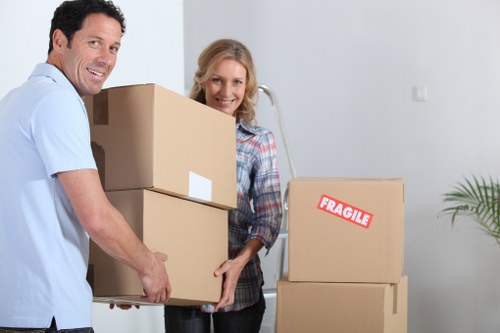 Office relocation support for a Mile End business with packing and transport